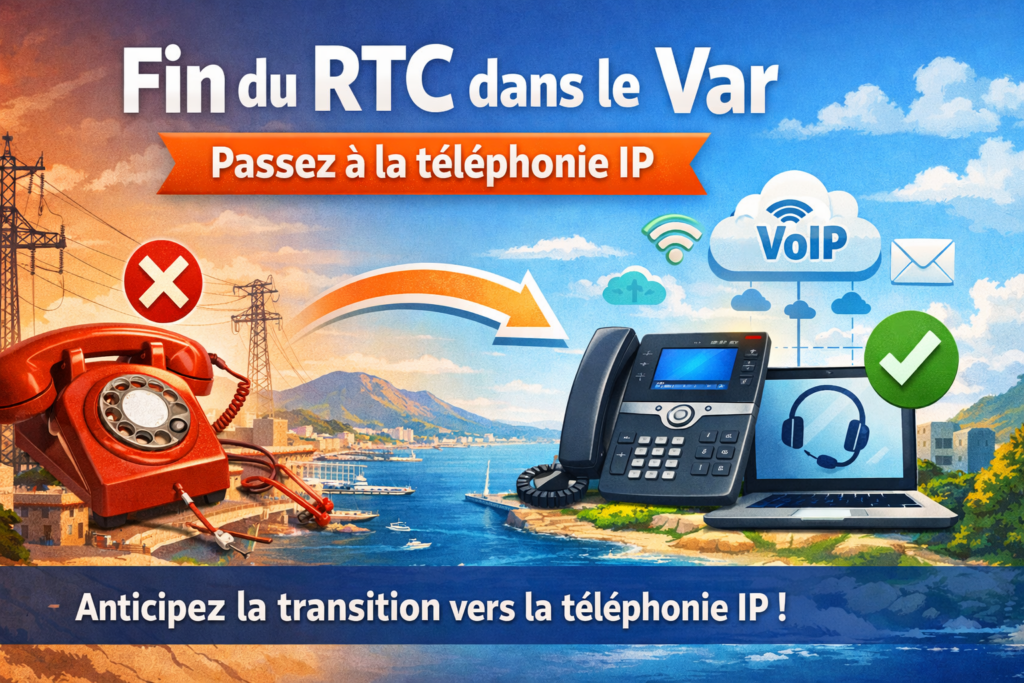 fin du réseau téléphonique RTC dans le Var et a Toulon, c'est une réalité