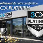 Renouvellement certification 3CX Platinum par ISISCOM à La Crau près de Toulon et Hyères