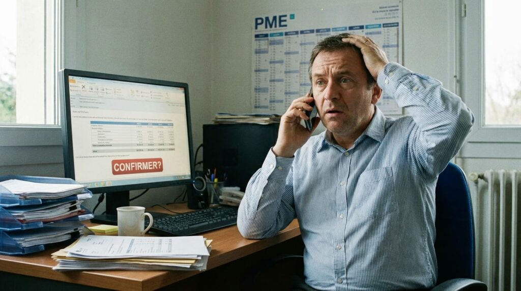 Arnaque phishing virement urgent ciblant les PME